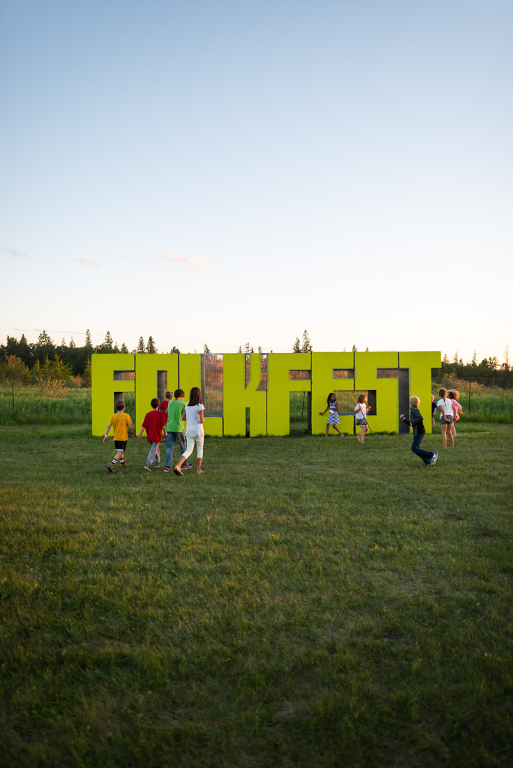 Folkfest is a place for unstructured play time…