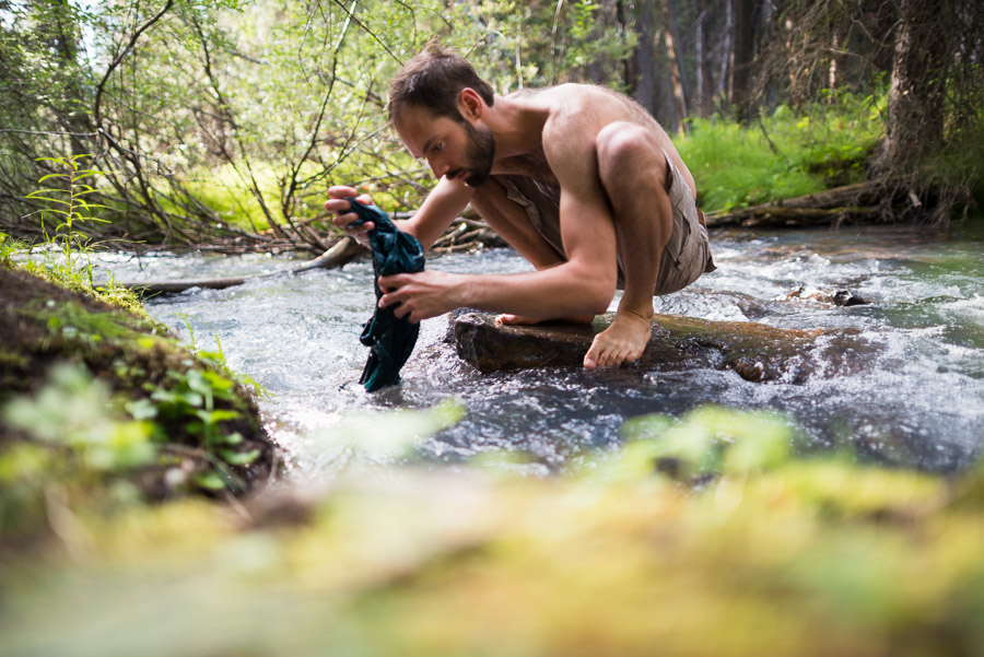 A behind-the-scenes glimpse into the glamorous daily camp chores.