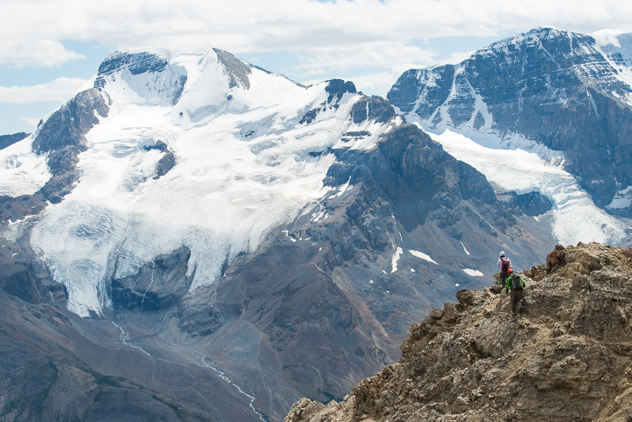 Descending from the alpine.