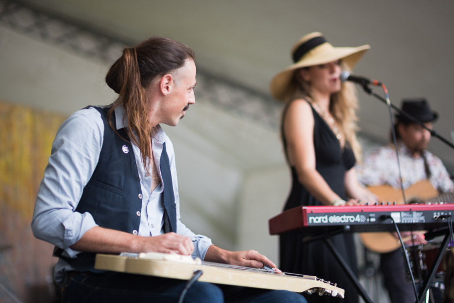 Playing, together. (pictured: Daniel Peloquin-Hopfner of Red Moon Road)