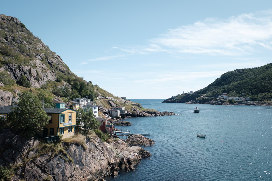 Houses cling to the side of the Battery, saying silent hellos and goodbyes to passing ships. The harbour of St John’s is a natural wonder; a sheltered refuge amidst an otherwise solid wall of rock facing the brunt of the North Atlantic. I can only imagine how welcoming it must look to the weary eyes of sailors returning from the sea.