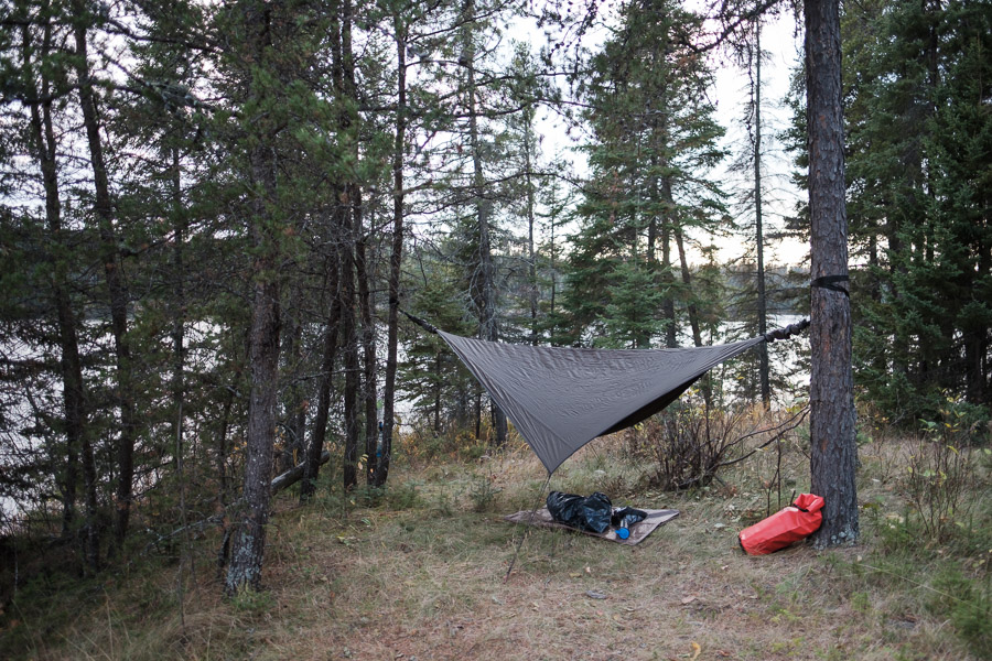 Under threat of rain, we quickly made camp&hellip;