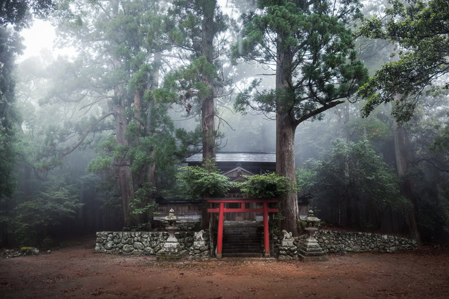 A Shinto shrine sits silently in the mountain mists, forgotten by most all except the priest who takes care of it.Context: Staying with a Shinto priest in the mountains of Japan&rsquo;s Yoshino District, this was part of a Japan trip connecting the dots between special-to-me destinations: a coffee shop in Tokyo and Dogen&rsquo;s Eiheiji temple in the Fukui prefecture. &ndash;pop-up newsletter&ndash;